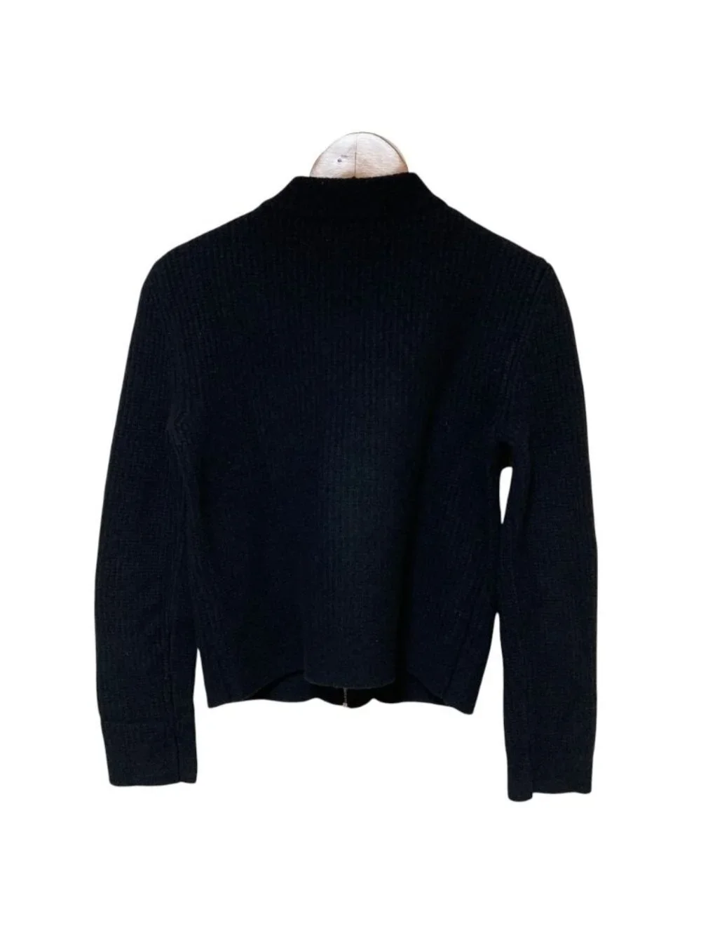 Louis Vuitton Zip Up Knit Cardigan Black